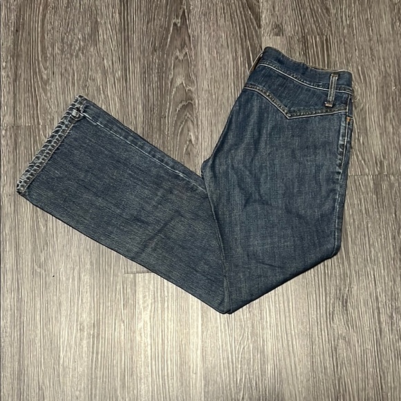 GAP Blue Straight Leg Jeans with Classic Indigo Wash - Picture 3 of 8